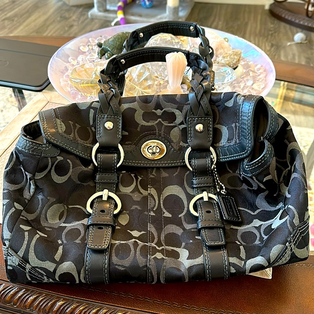 Coach vintage black purse